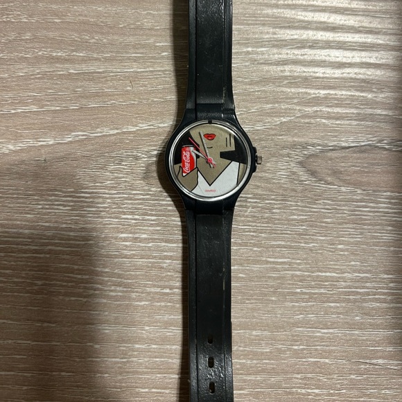 Vintage Coca Cola Tux Swatch Watch Coke Coca-Cola - Picture 1 of 5